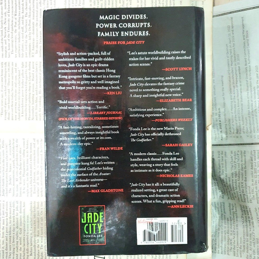 Jade War by Fonda Lee (Jade City Book 2) Hardbound on Carousell