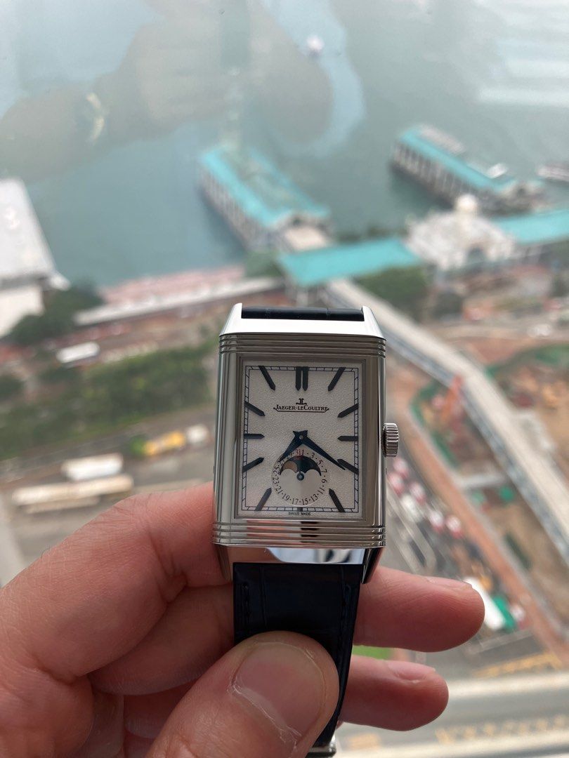 Jaeger-LeCoultre Reverso Moon (JLC), 名牌, 手錶 - Carousell