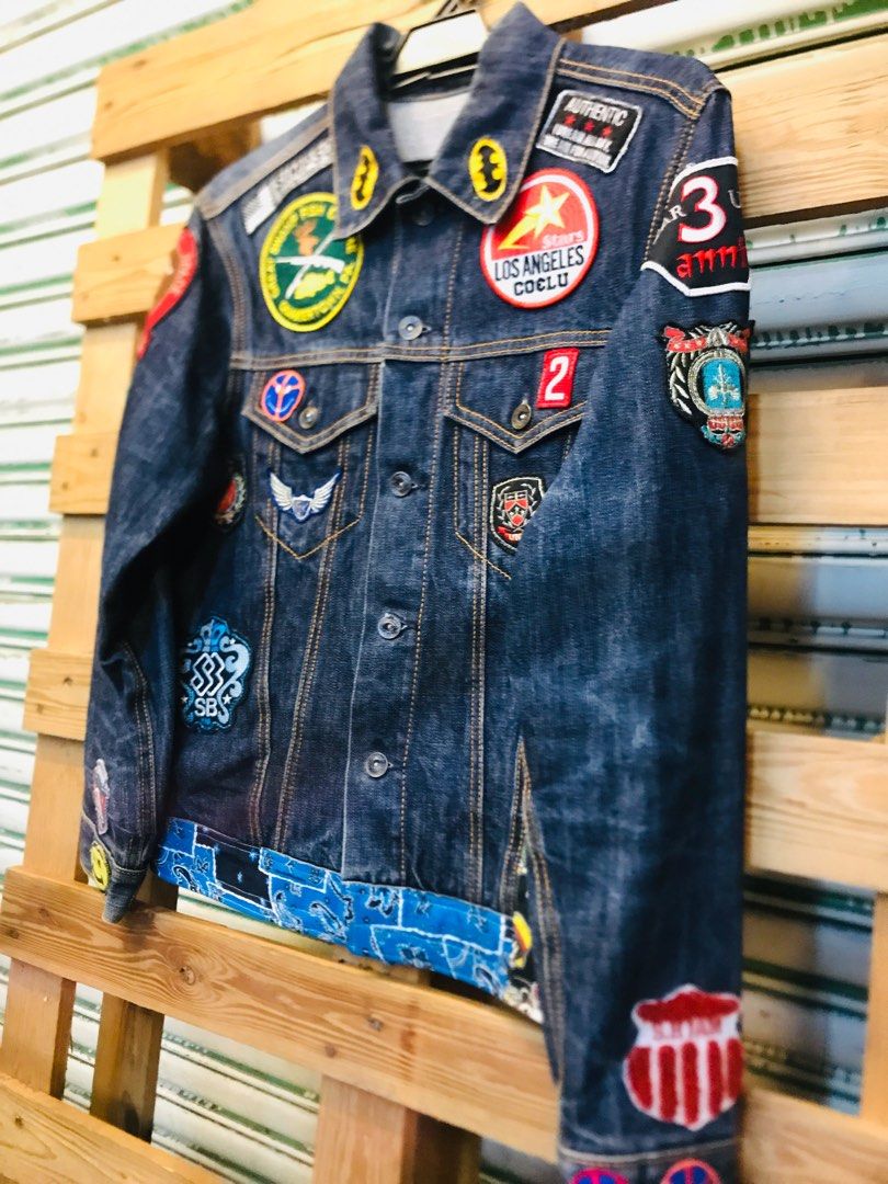 Jaket jeans new arrivals full patch