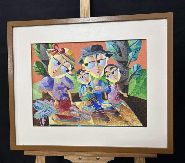 JOVAN BENITO Oil Painting (Category: Art & Prints) located in Manila. Submitted by jmeneses_ (Listing ID 1232445676, Image 1). Description: Painting dimension: 12x16 inches Frame size: 19x23 inches Oil on canvas Has certificate of authenticity Hand signed by the artist.