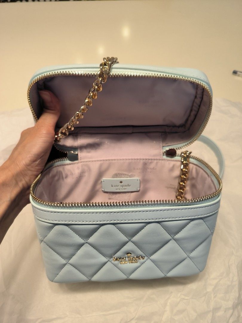 Kate Spade Quilted Carey Trunk Bag, Luxury, Bags & Wallets on Carousell