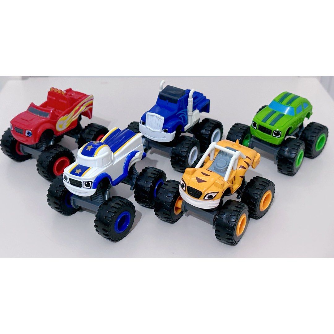 Kids 5pcs Blaze and Monster super stunt Hobbies Toys Toys Games on Carousell
