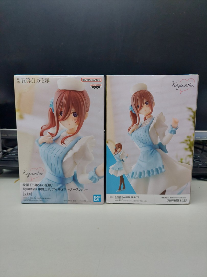 Kyunties 五等分的花嫁~ 中野三玖Figure, 興趣及遊戲, 玩具& 遊戲類