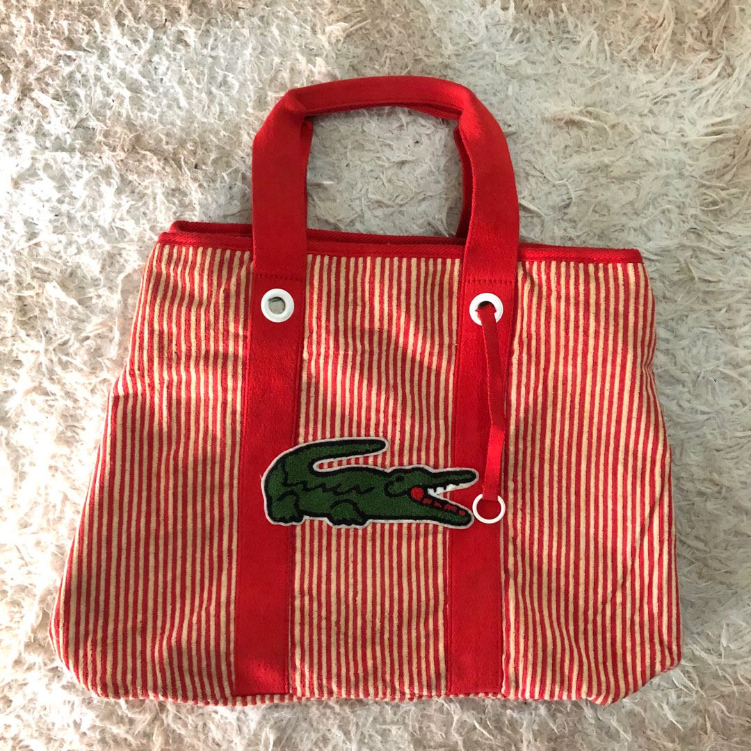 Lacoste Beach Bag, Luxury, Bags & Wallets on Carousell