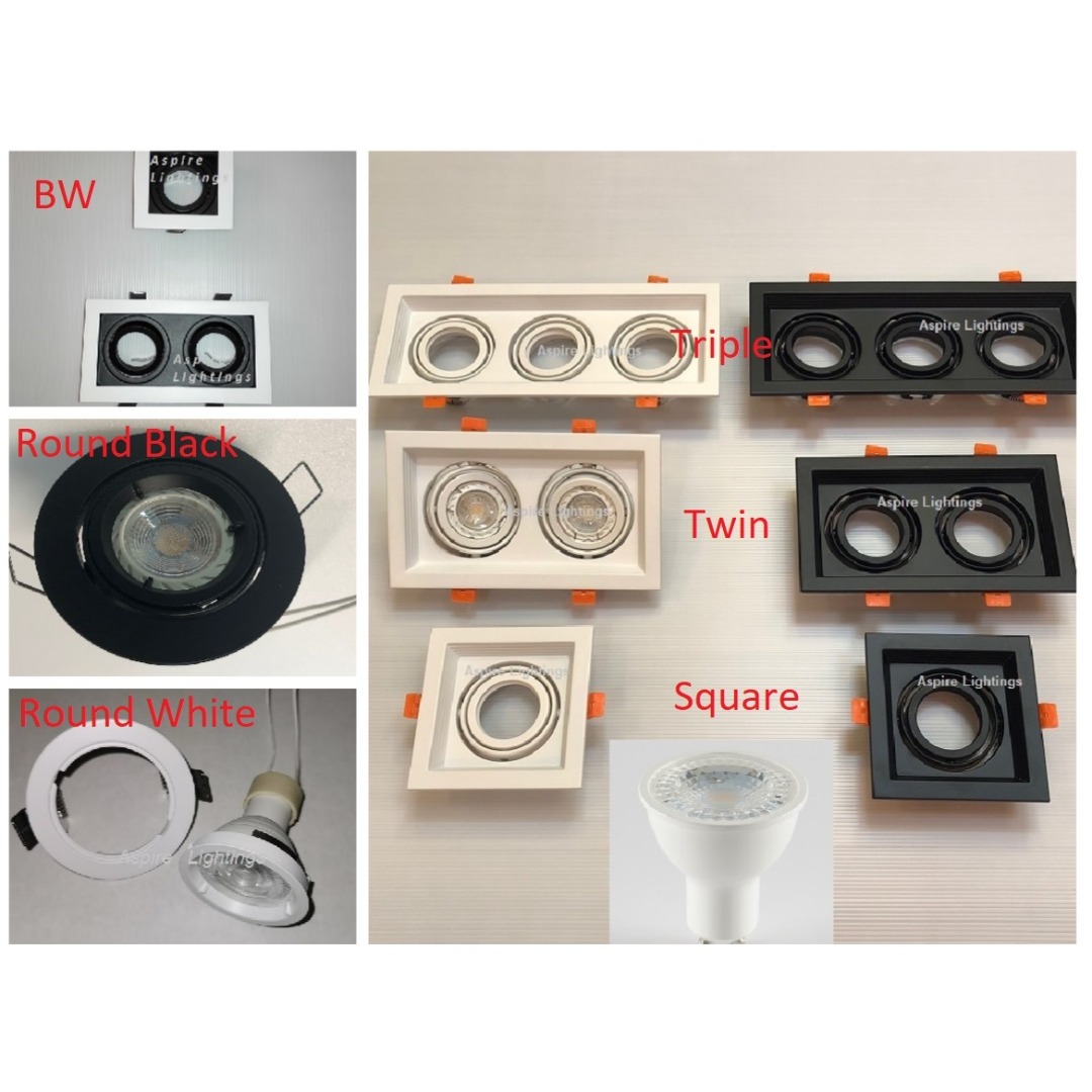 LED Downlight GU10 Bulb Smart Down Light Recessed Living Bathroom