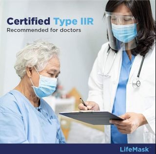 Lifemask FE95 IIR Certified Hospital Grade Masks, 10's