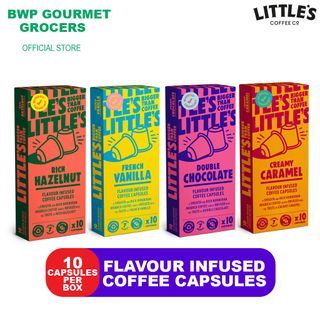 Little's Flavor Infused Nespresso Compatible Coffee Capsules (10 Capsules per box)