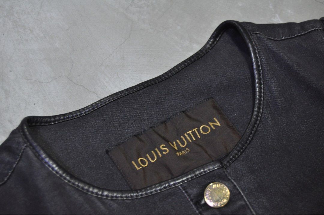 Louis Vuitton Monogram Padded Denim Jacket