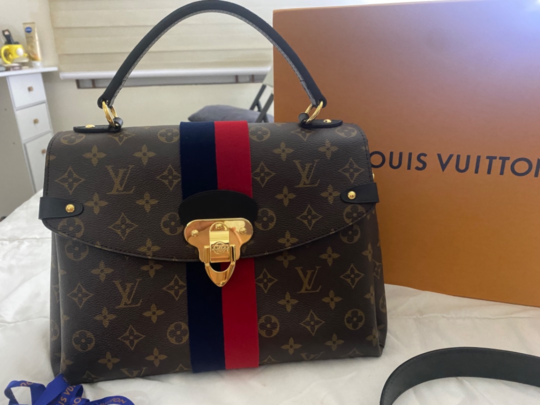 LOUIS VUITTON Georges MM Black Empriente Sling Bag, Luxury, Bags & Wallets  on Carousell