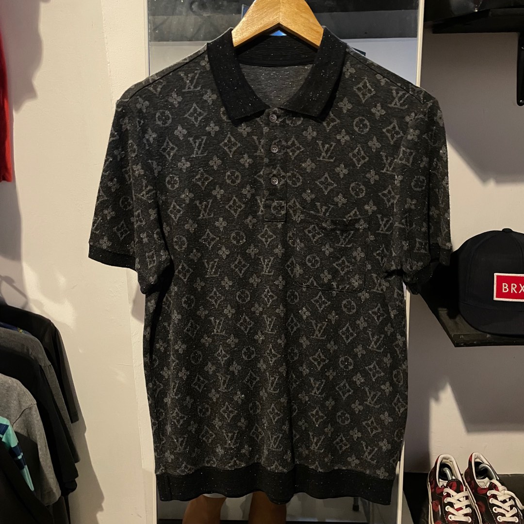 Louis Vuitton Knitted Polo Shirt, Luxury, Apparel on Carousell