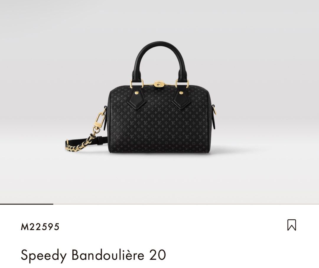 Louis Vuitton speedy bandouliere 20, Luxury, Bags & Wallets on Carousell