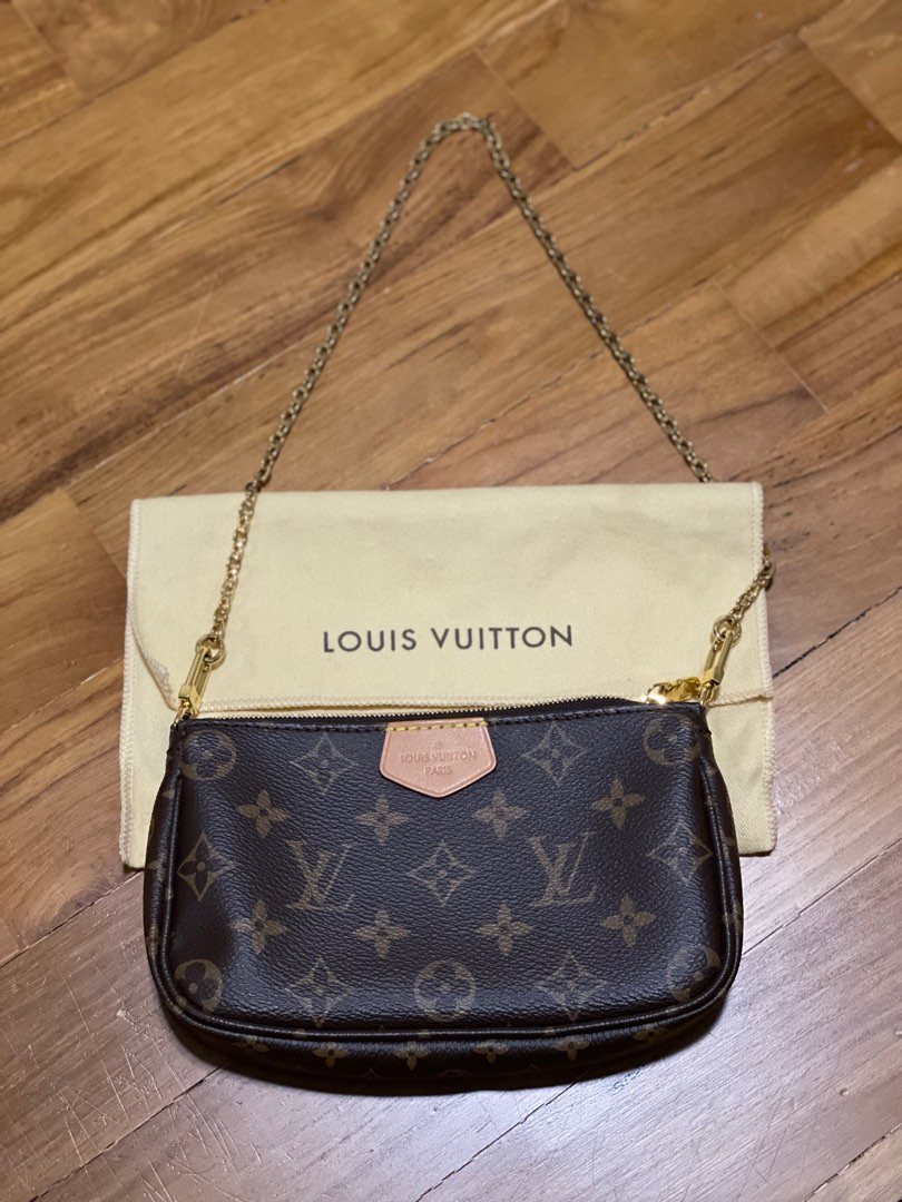 Louis Vuitton Pochette Felicie- White, Women's Fashion, Bags & Wallets,  Purses & Pouches on Carousell