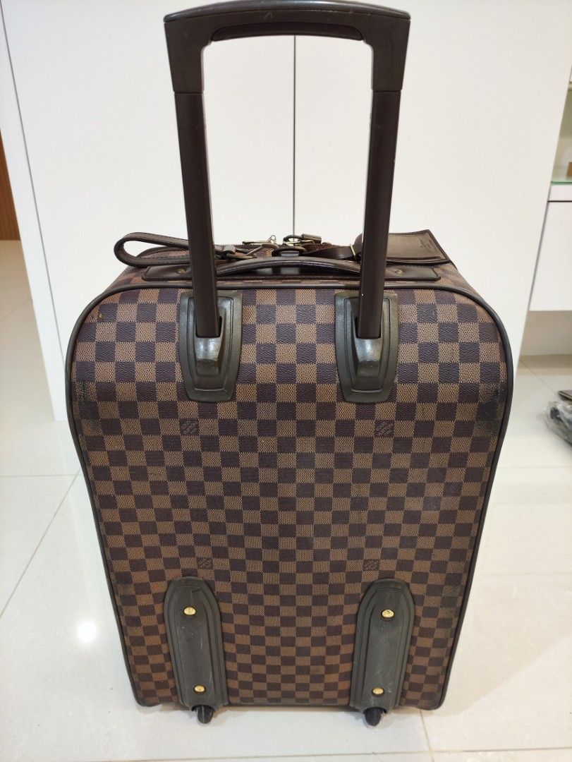 LOUIS VUITTON Damier Ebene Pegase 55 Travel Suitcase (Beautiful