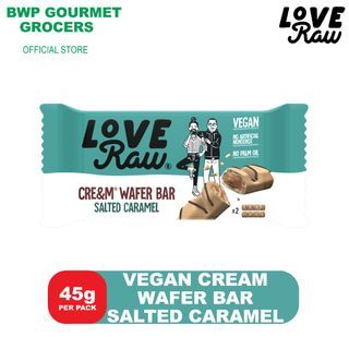 Love Raw Vegan Cream Wafer Salted Caramel (45g)