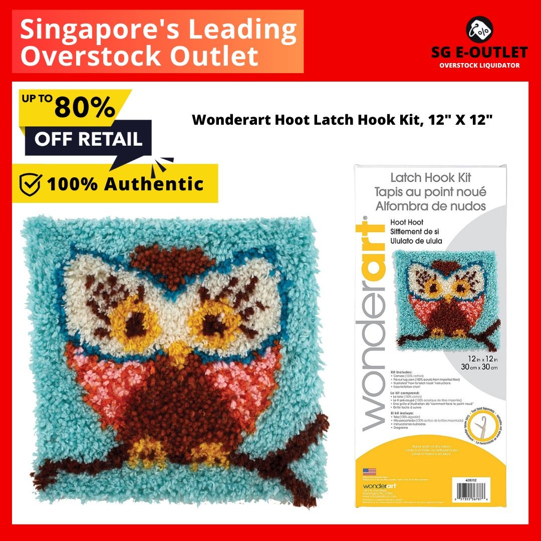 Wonderart® Hoot Hoot Latch Hook Kit