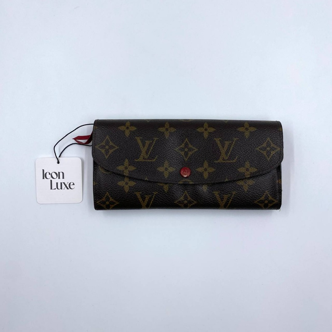 LV Emilie Wallet Rose Classic Monogram, Luxury, Bags & Wallets on Carousell