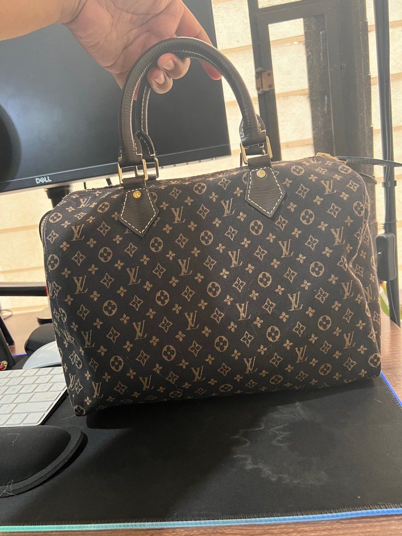 Louis Vuitton Mini Lin Speedy 30 Bandouliere LV, Luxury, Bags & Wallets on  Carousell