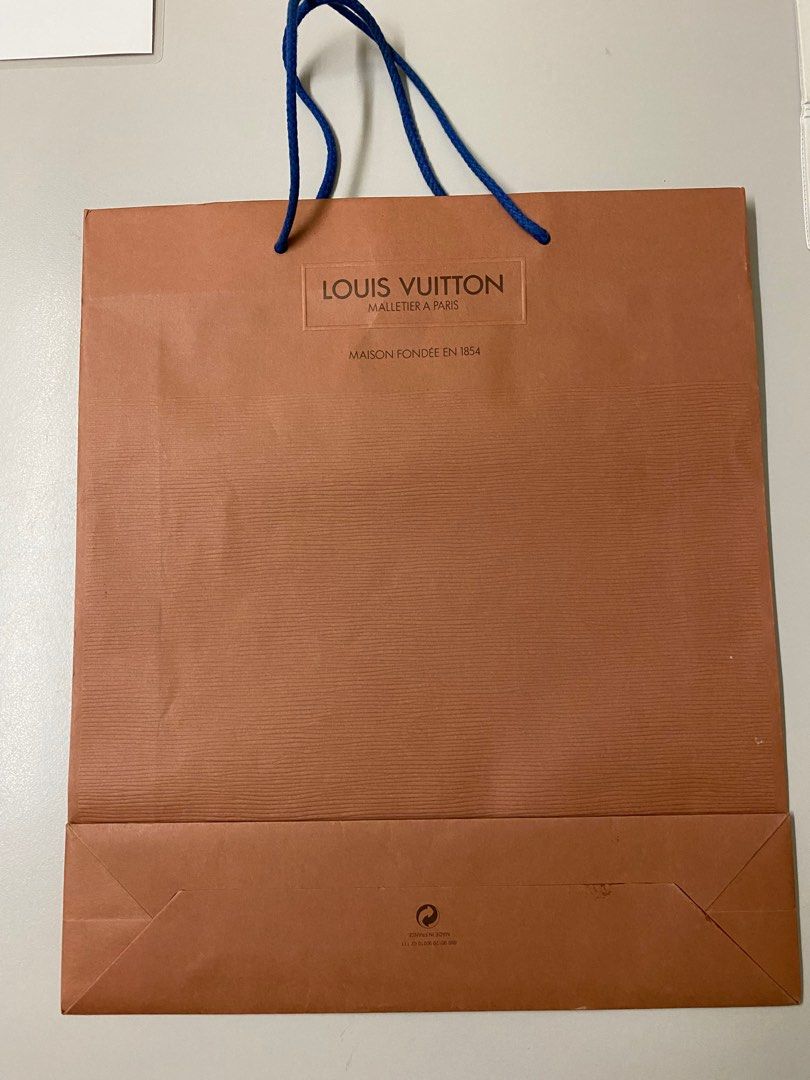 LV paper bag, Luxury, Bags & Wallets on Carousell