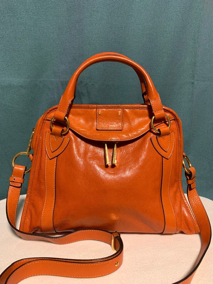 Marc jacobs wellington leather satchel hotsell