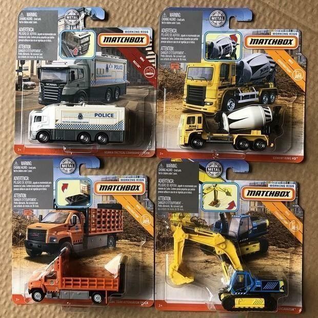 Matchbox Yellow Rigs Matchbox 2029 Working Rigs Mix E - Cement King HD - Yellow, Hobbies ...