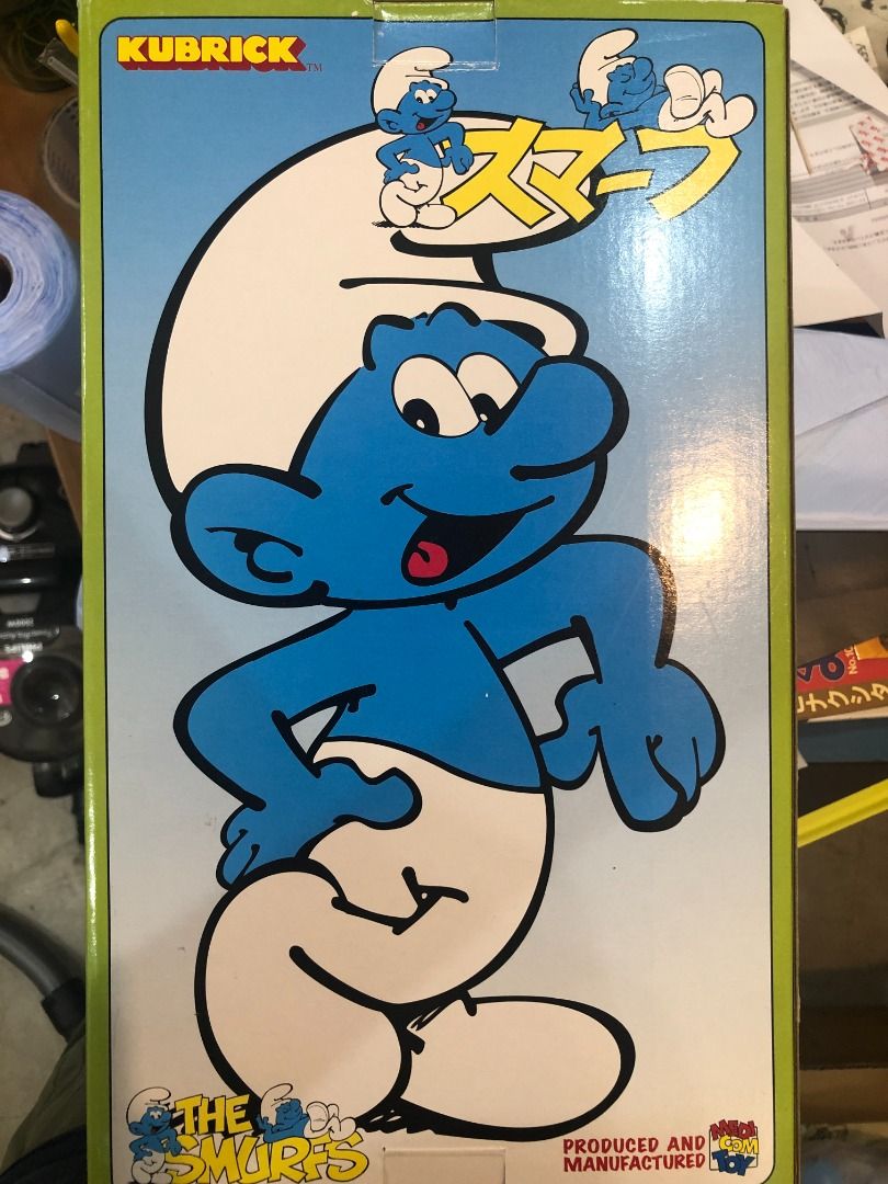 KUBRICK 400% スマーフ KUBRICK The Smurfs Black Peyo Smurf 400% Figure - Medicom