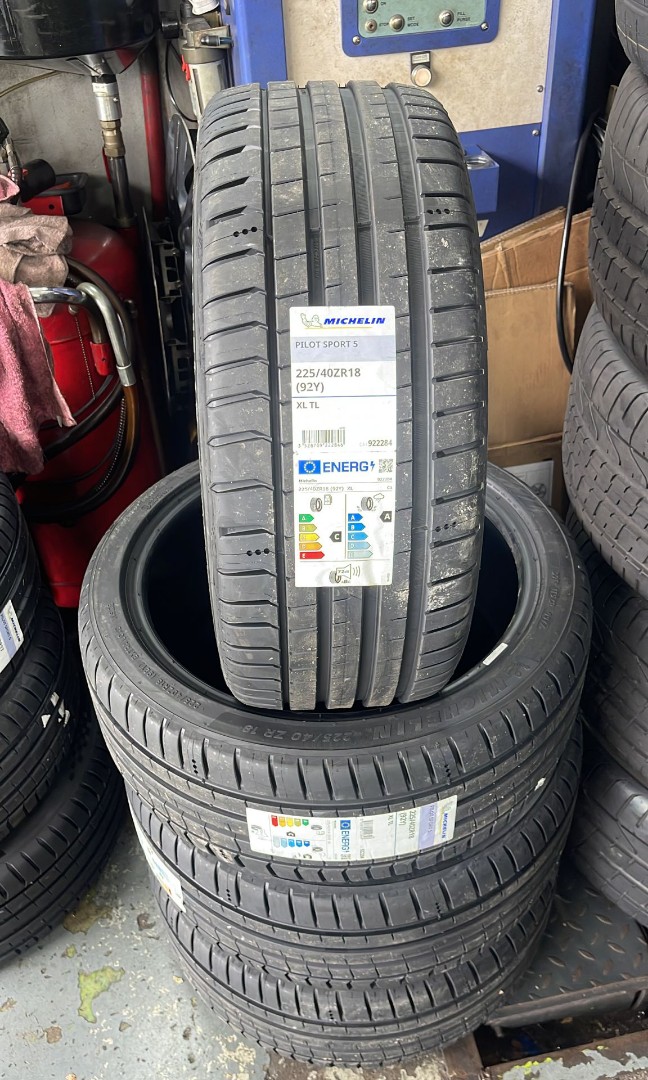 Michelin PS5 225 45 18 , 245 40 18, Auto Accessories on Carousell