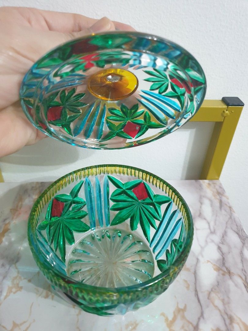 Multipurpose colored glassware (Category: Other Kitchenware & Tableware) located in Caloocan City. Submitted by e_o62059 (Listing ID 1232412142, Image 2). Description: japan;, no box vgc; no cracks no chips no scratches personal collection;never used.