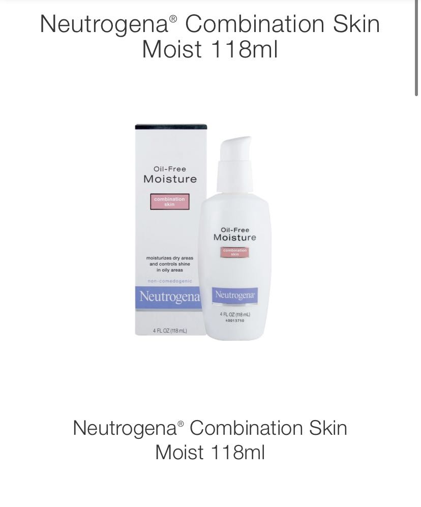 Neutrogena Moisturizer, Beauty & Personal Care, Face, Face Care on