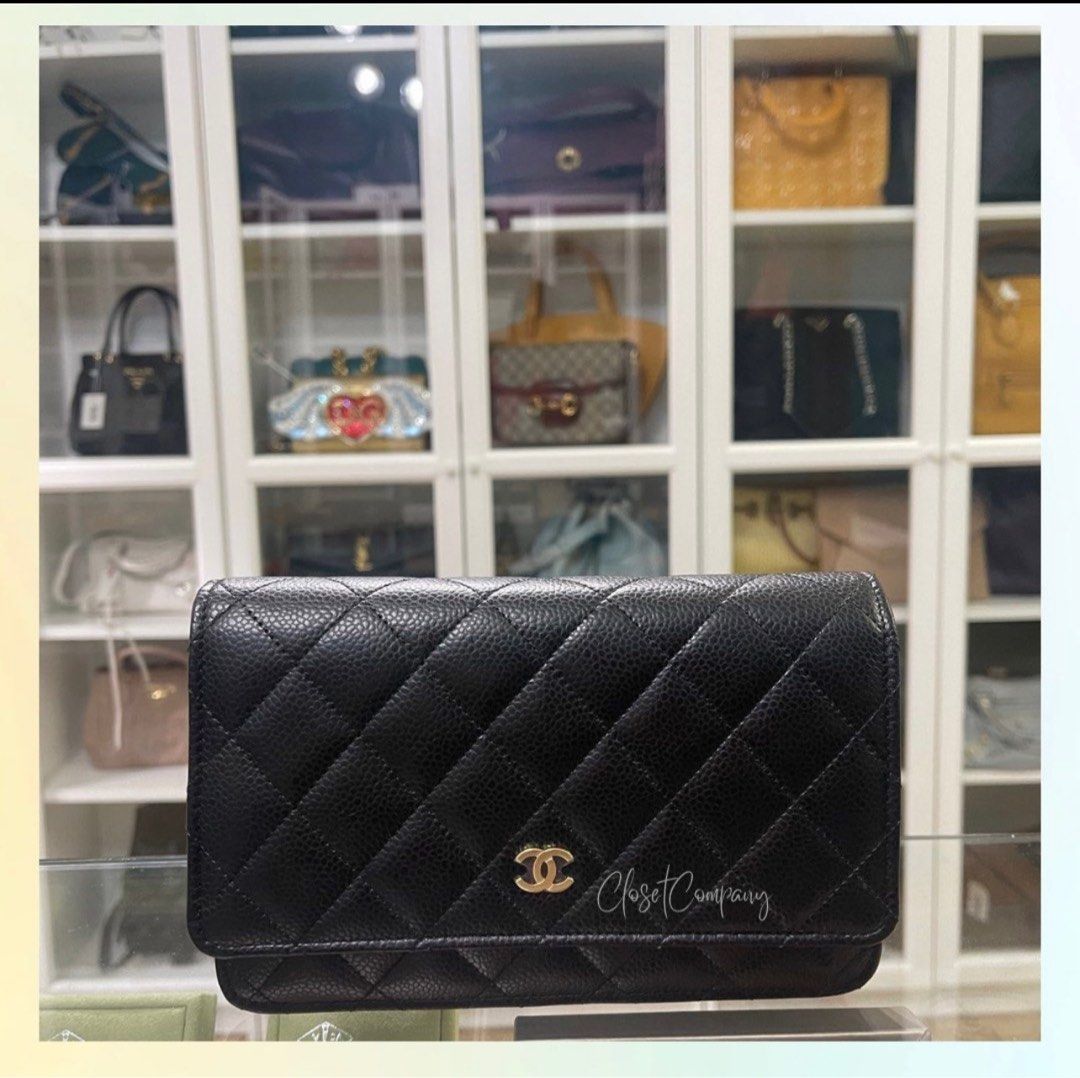 New Stock! Chanel Wallet on Chain (WOC) Caviar Gold hardware (Microchip),  Luxury, Bags & Wallets on Carousell
