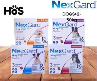 Nexgard Chewables for Dogs (price per tablet)