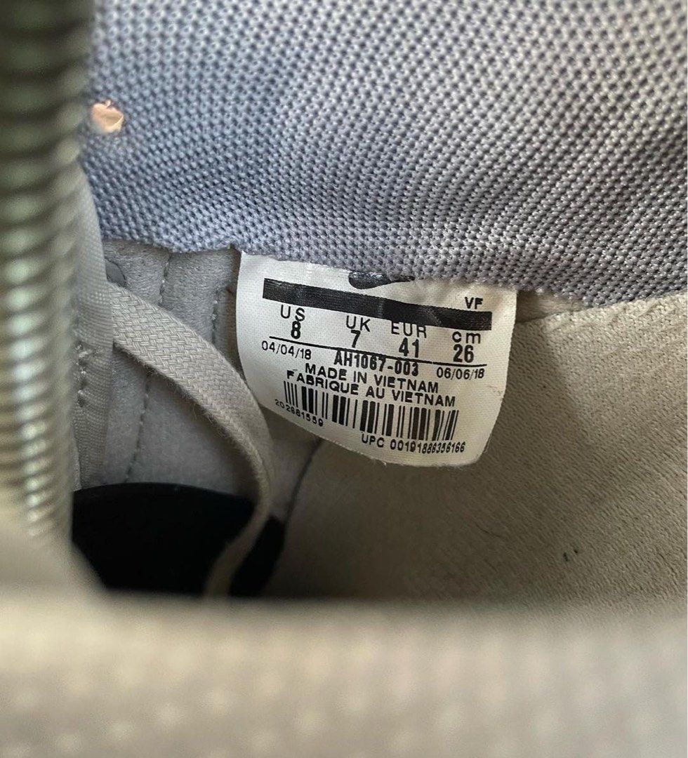 Air force 1 canvas light bone top