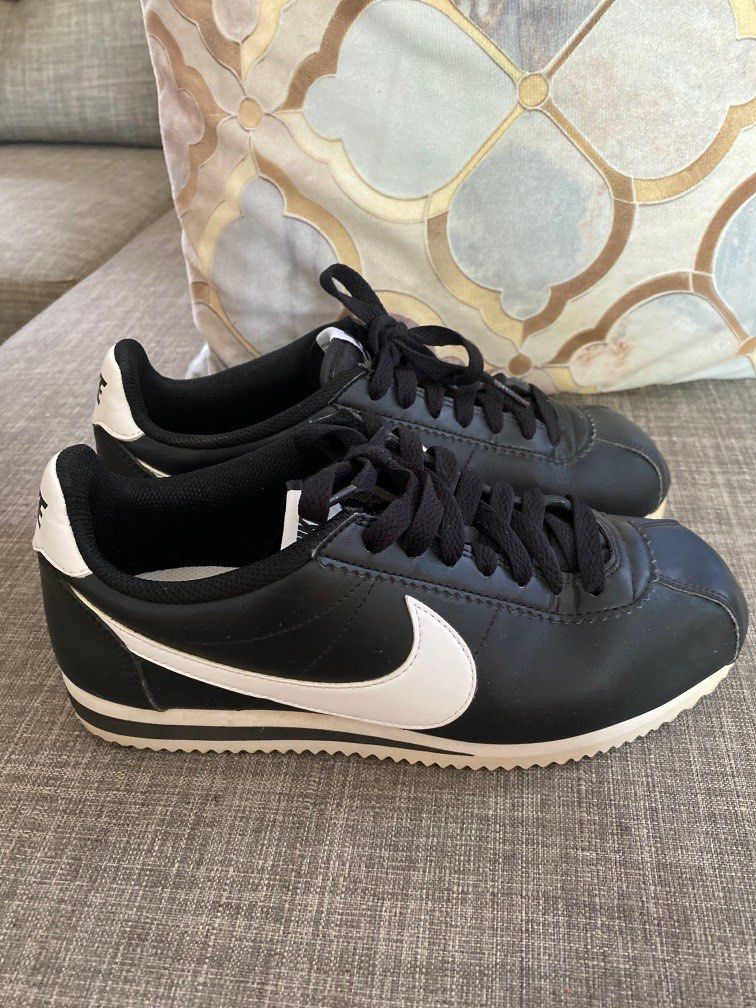 Nike cortez leather black 2025