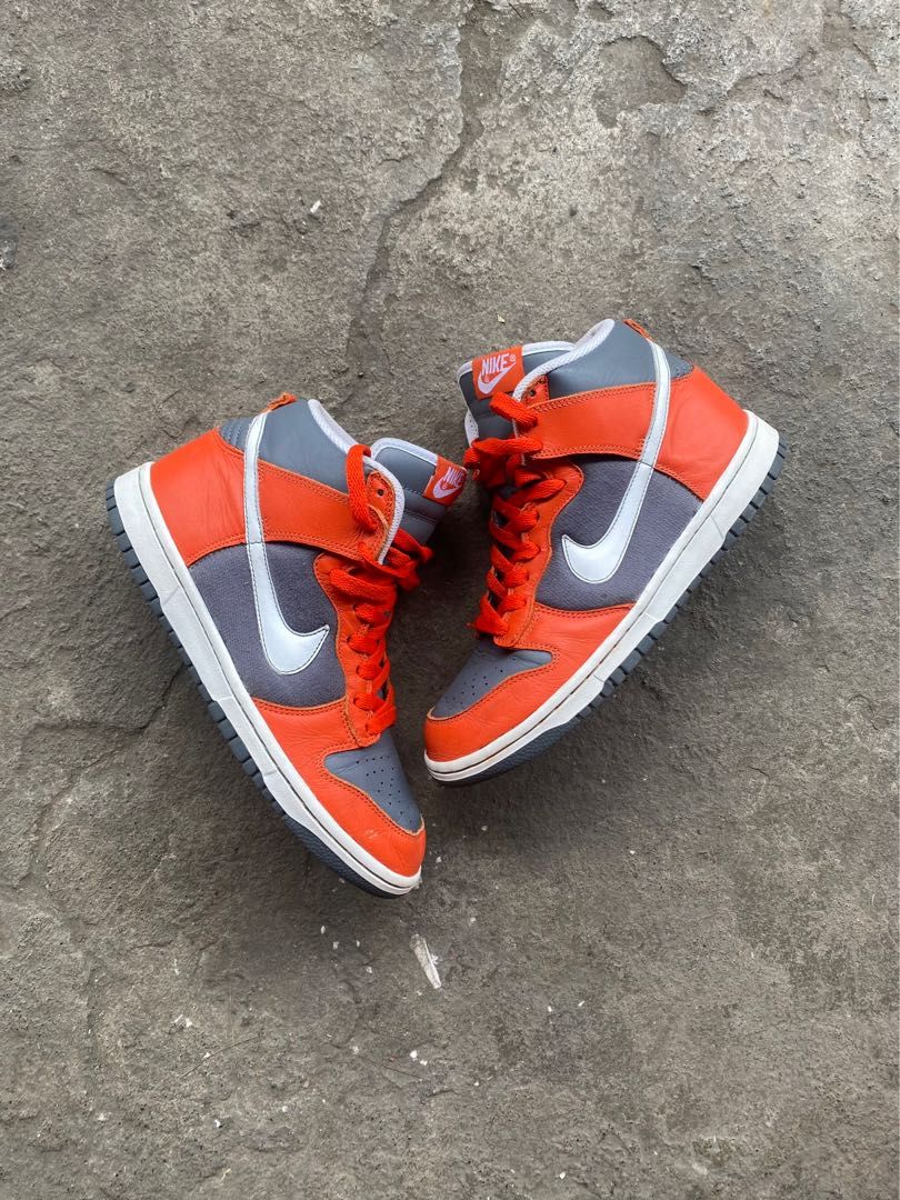 nike dunk high orange