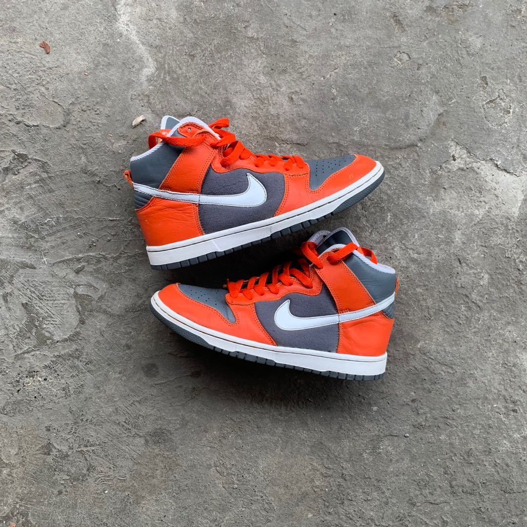 nike dunk high orange