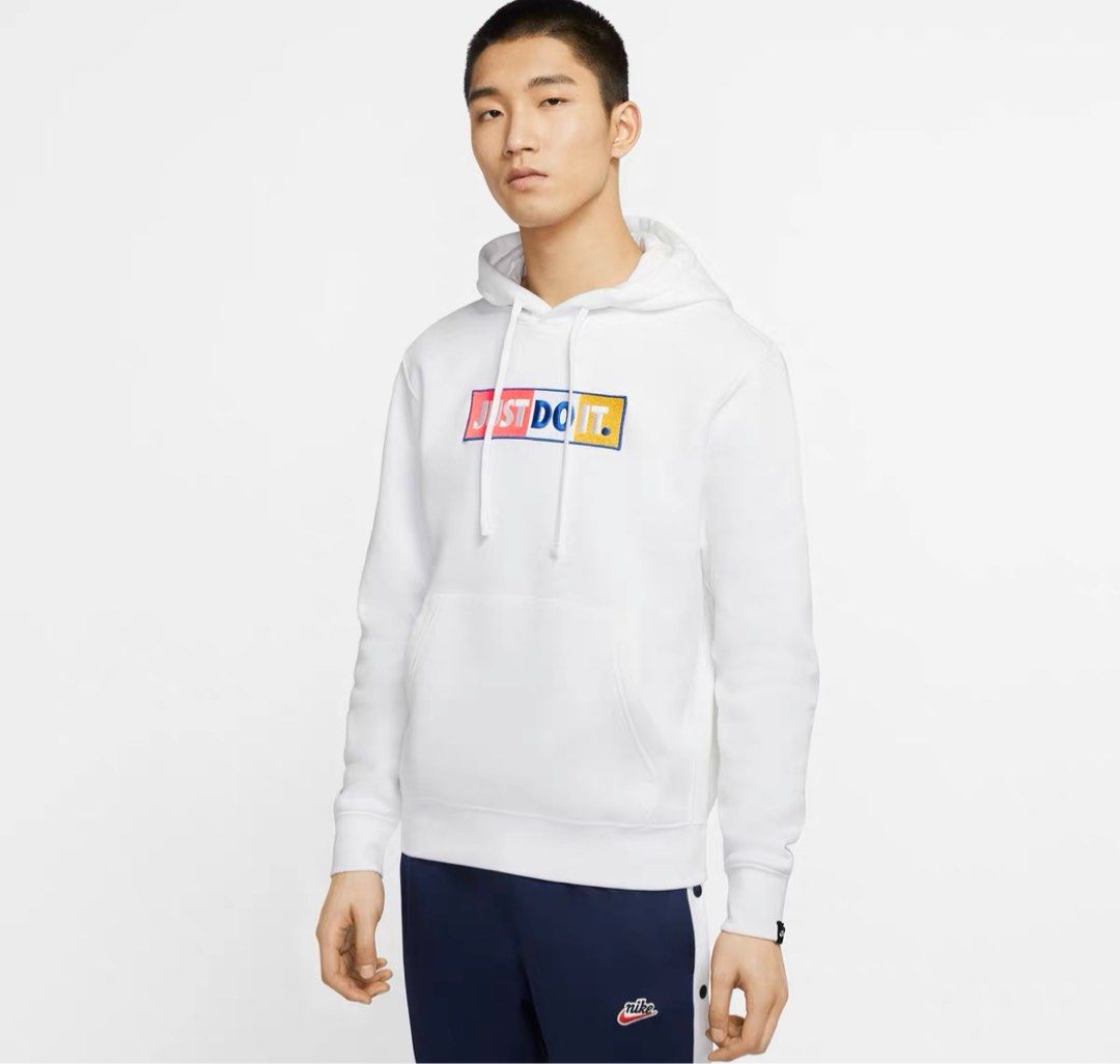 Nike jdi hoodie white clearance