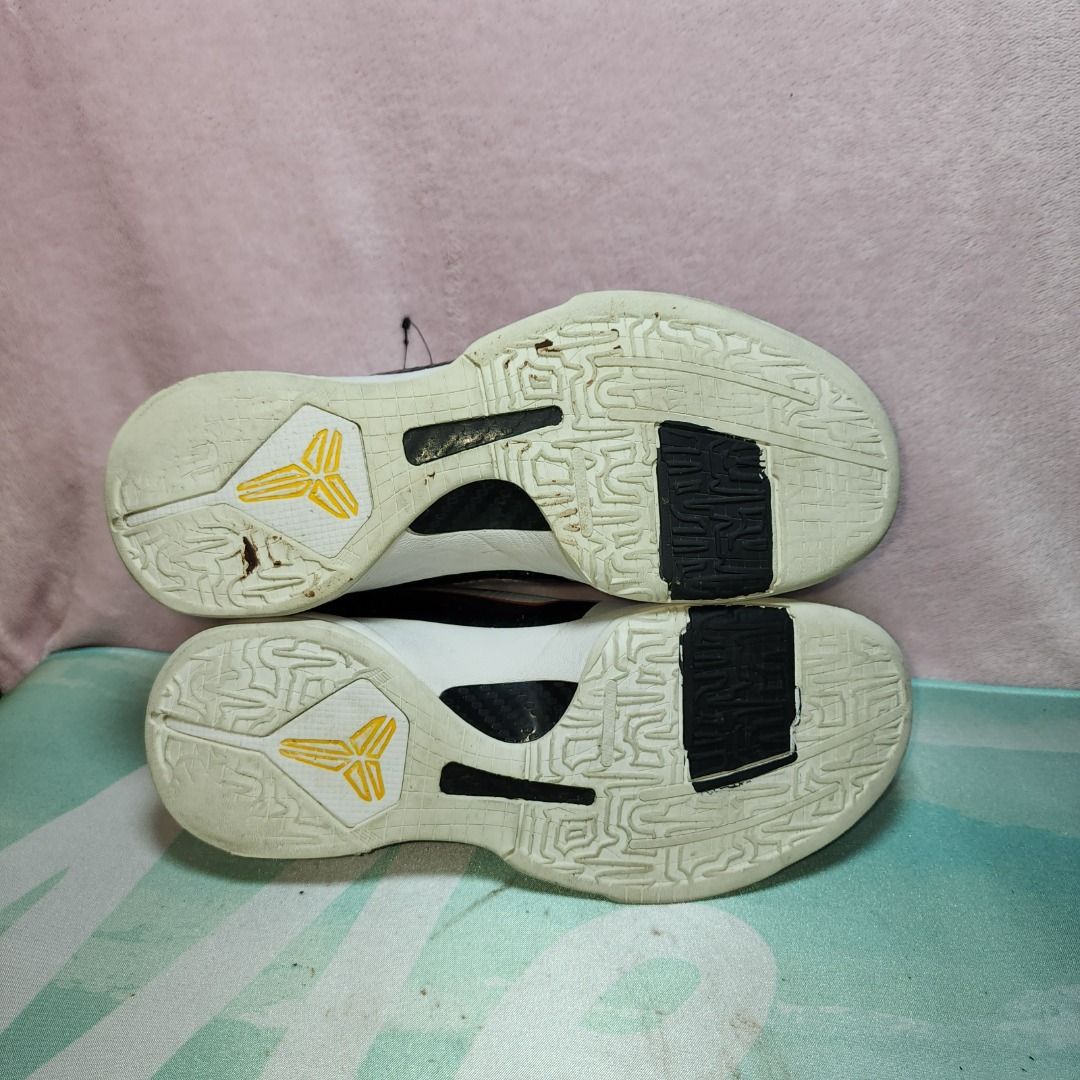 Nike Kobe 5 Protro Bruce Lee Alternate White Black Red Size 40.5 Insole  25.5 cm