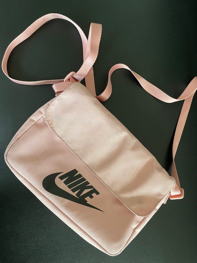nike rose gold sling bag