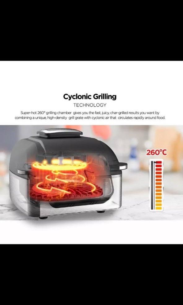 Grill Grate Compatible With Ninja Foodi AG301, AG300, AG301C, AG302, AG400, IG301A, IG302Q, Replacement Parts For Ninja Foodi 5-in-1 Indoor, Non-Stick Grill Plate For IG350Q, LG450CCO, LG450CO