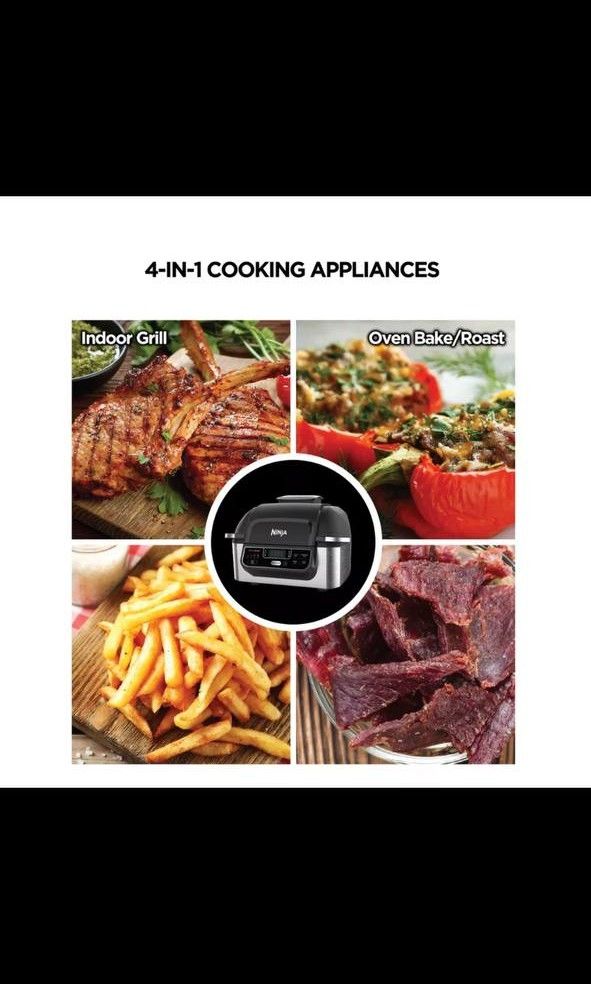 Ninja Foodi Air Grill AG301, TV & Home Appliances, Kitchen Appliances