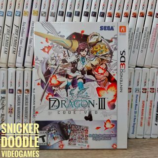 Nintendo 3DS 7th Dragon III Code VFD Boxed Set Limited Edition BRAND NEW SEALED