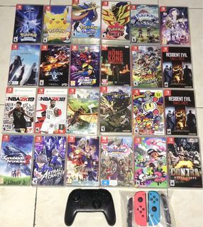 Nintendo switch games and accessories