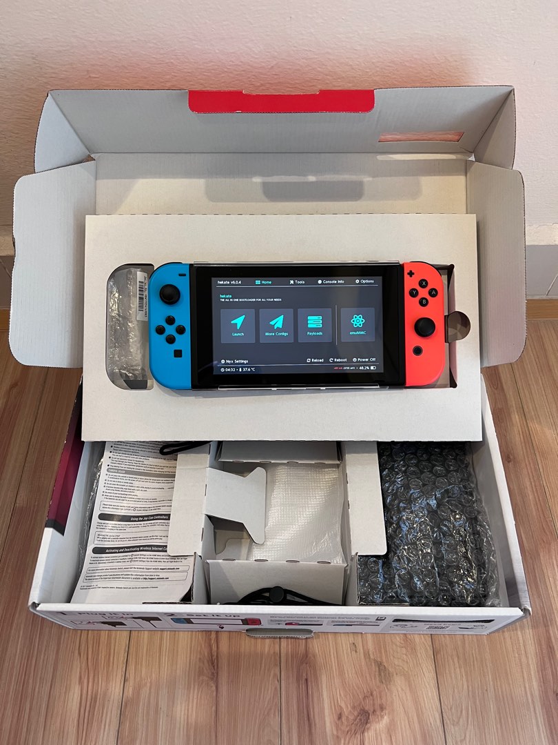 Nintendo Switch v1 Jailbreak (64GB + Zelda Tears of the Kingdom), Video