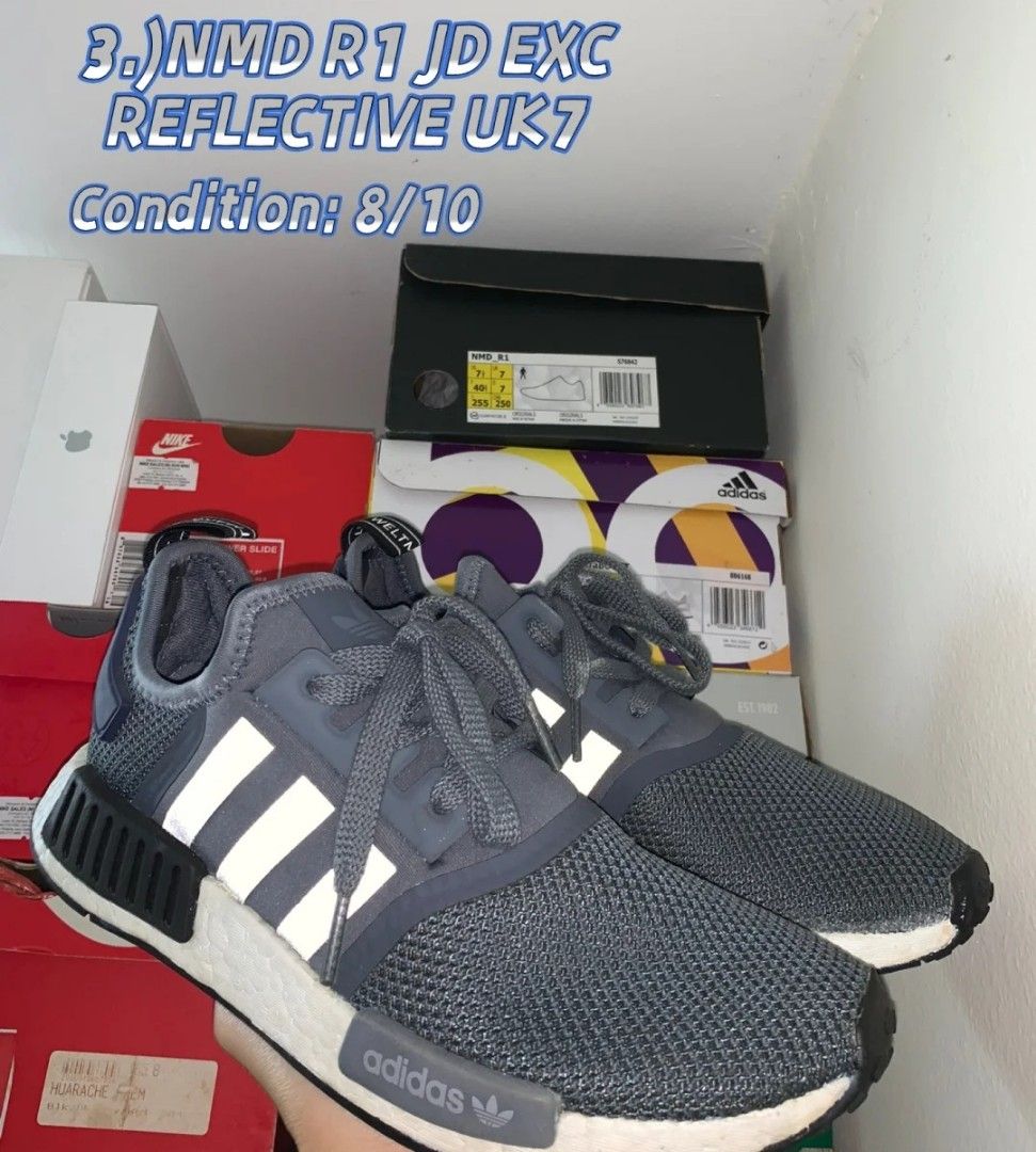 Nmd R1 JD Exc Reflective Men s Fashion Footwear Sneakers on