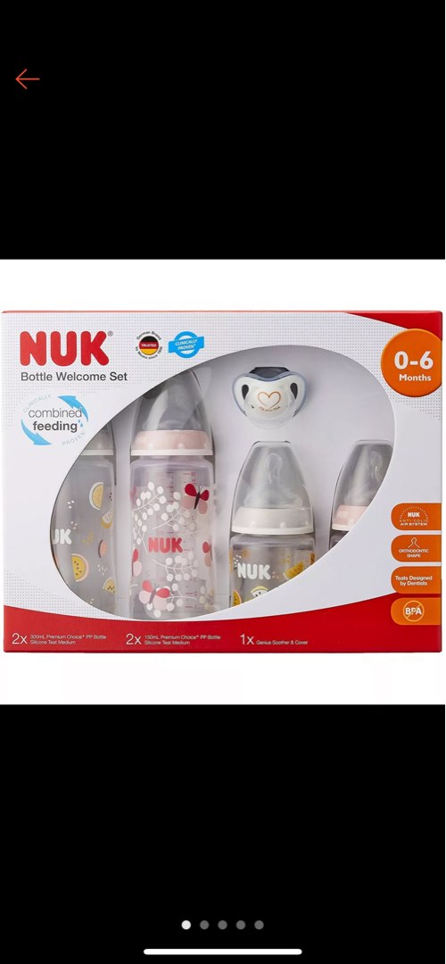Nuk Bottle Welcome Set, Babies & Kids, Nursing & Feeding, Breastfeeding ...