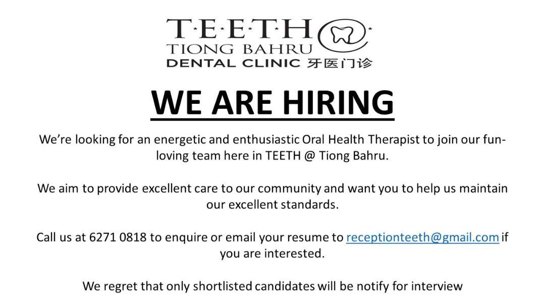 Oral Health Therapist, Jobs, Nursing & Healthcare on Carousell