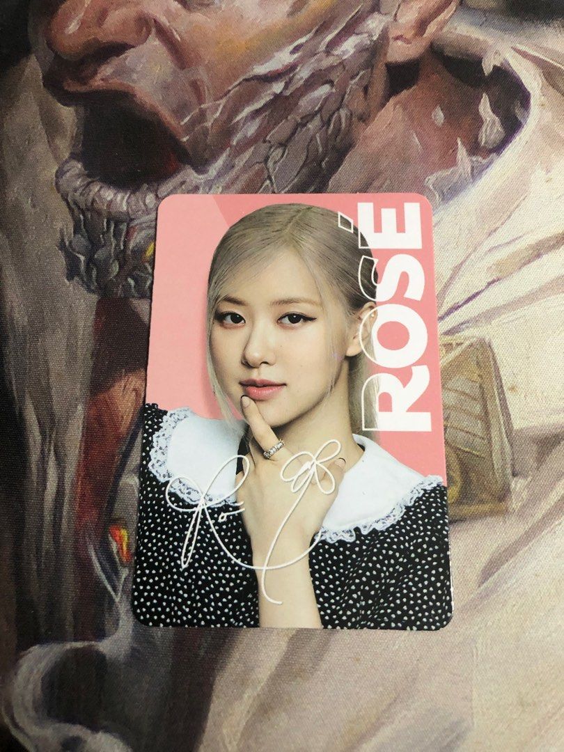 Reshaim Roses Card Oreo Blackpink - Rose card, Hobbies & Toys, Memorabilia & Collectibles ...