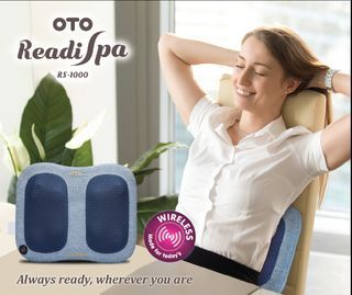 OTO 2 in 1 Wirelesss Massager Back Care Foot Therapy Relaxation Readi Spa Series RS-1000