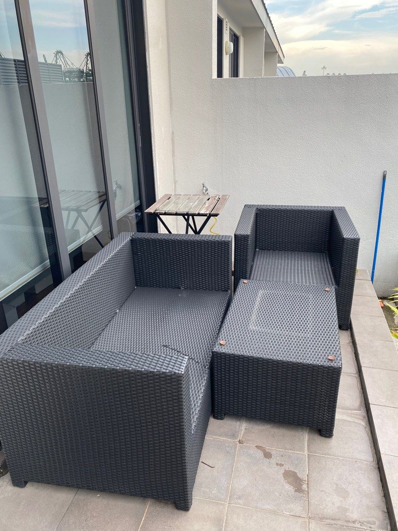 Outdoor Furniture Set + IKEA TARNO, Furniture & Home Living, Outdoor