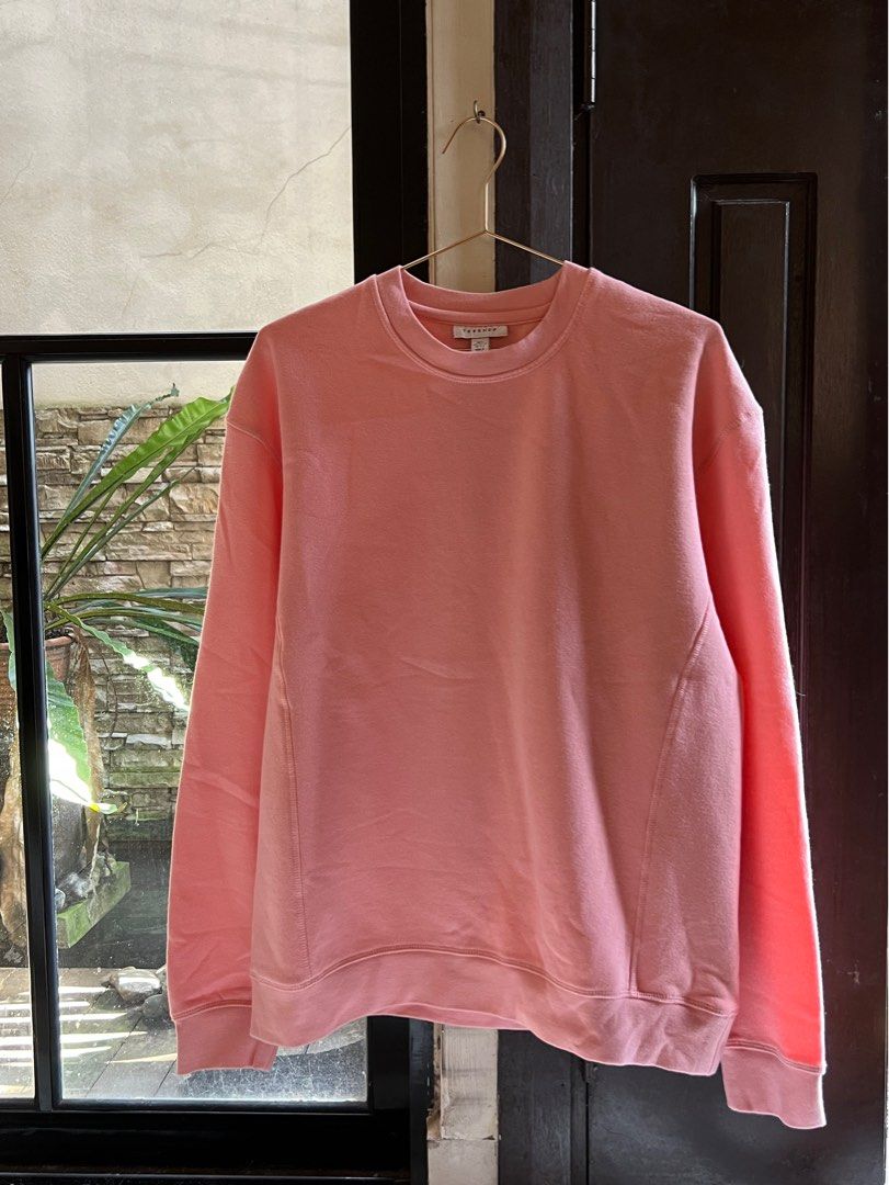 Topshop cheap pink sweatshirt