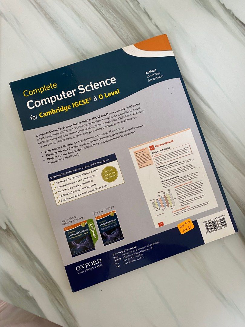 Oxford Complete Computer Science for Cambridge IGCSE &O Level, Hobbies ...